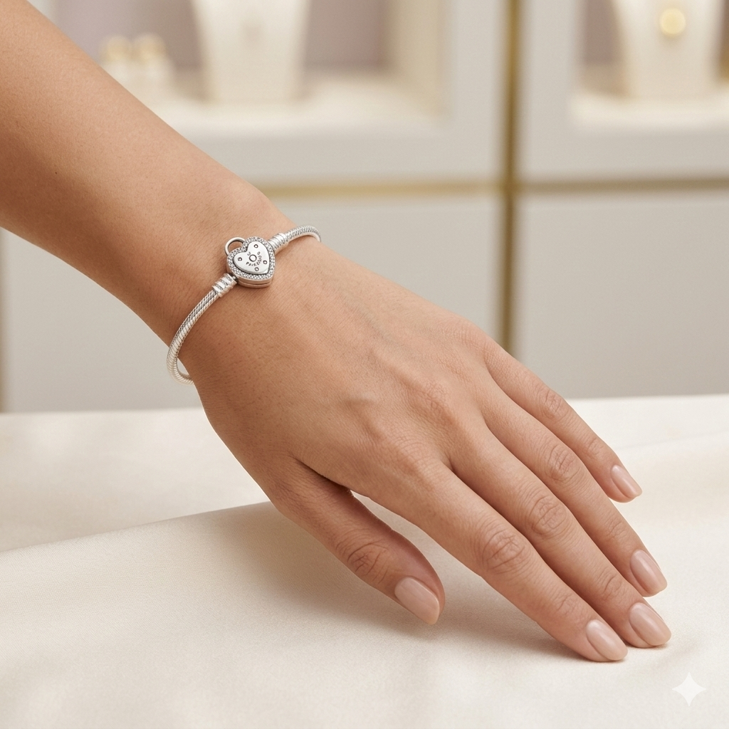 Pandora heart lock bracelet