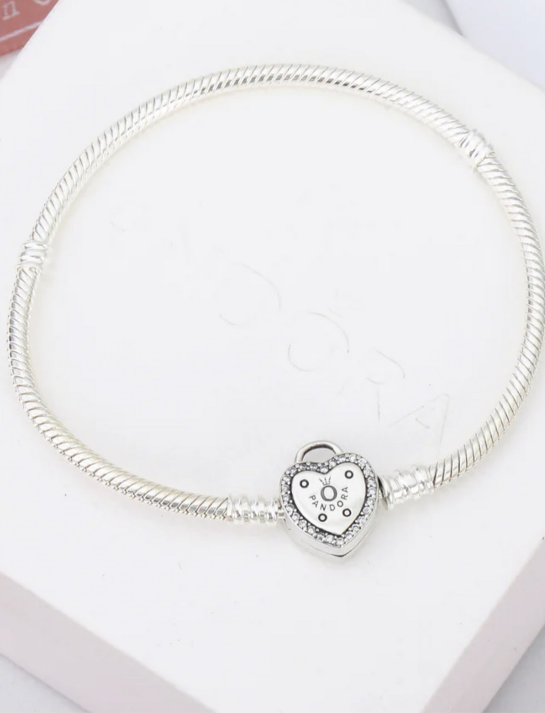 سوار باندورا قفل القلب - pandora bracelet