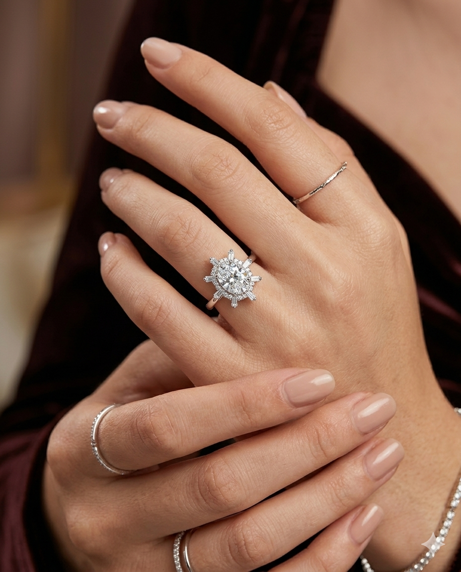 خاتم إشراقة النجمة الملكية – Royal Starburst Ring