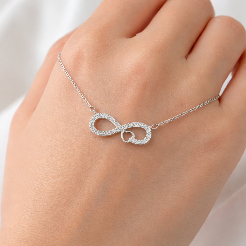 قلادة إنفينيتي الحب الأبدي – Infinity Love 925